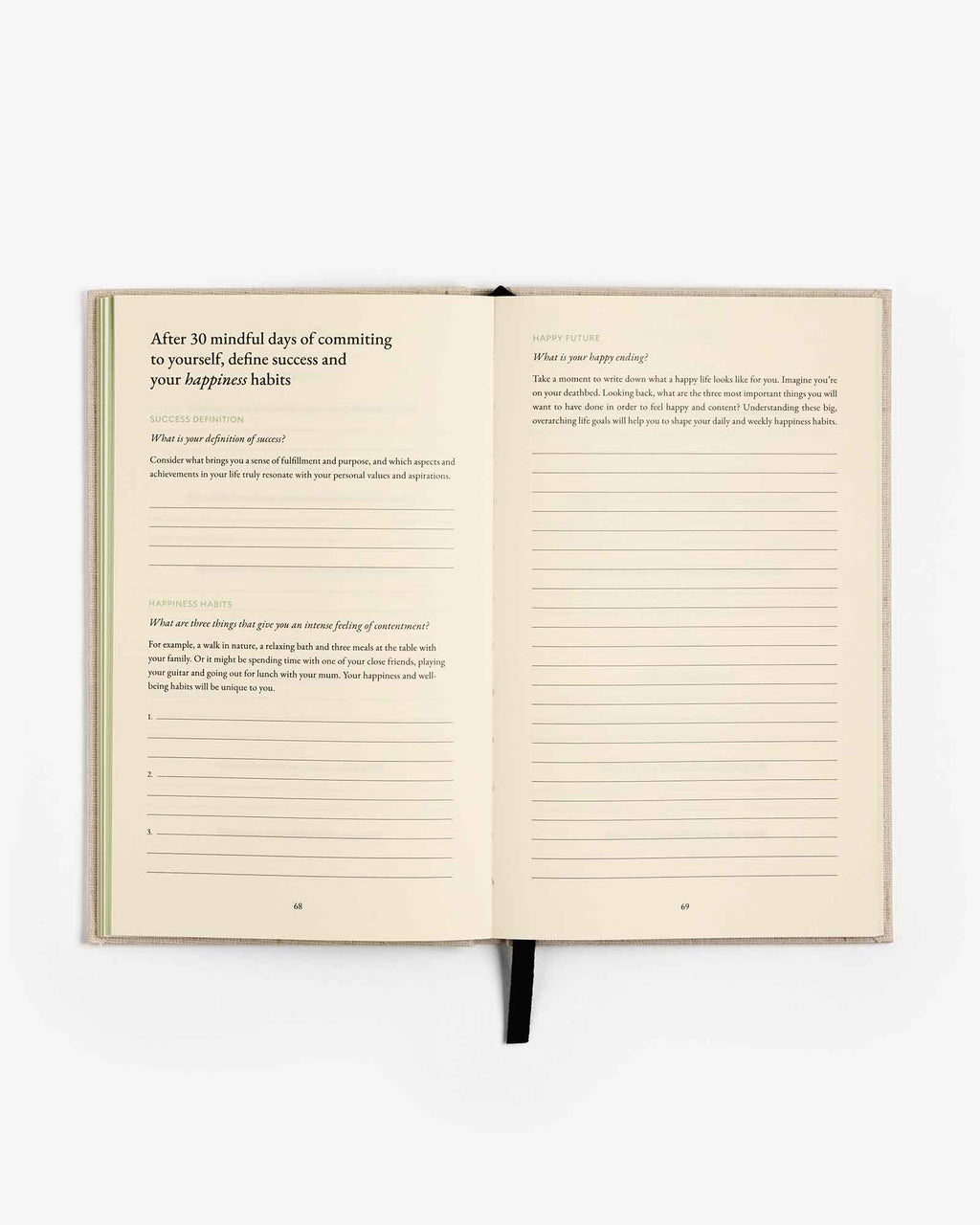The Three Question Journal - Green