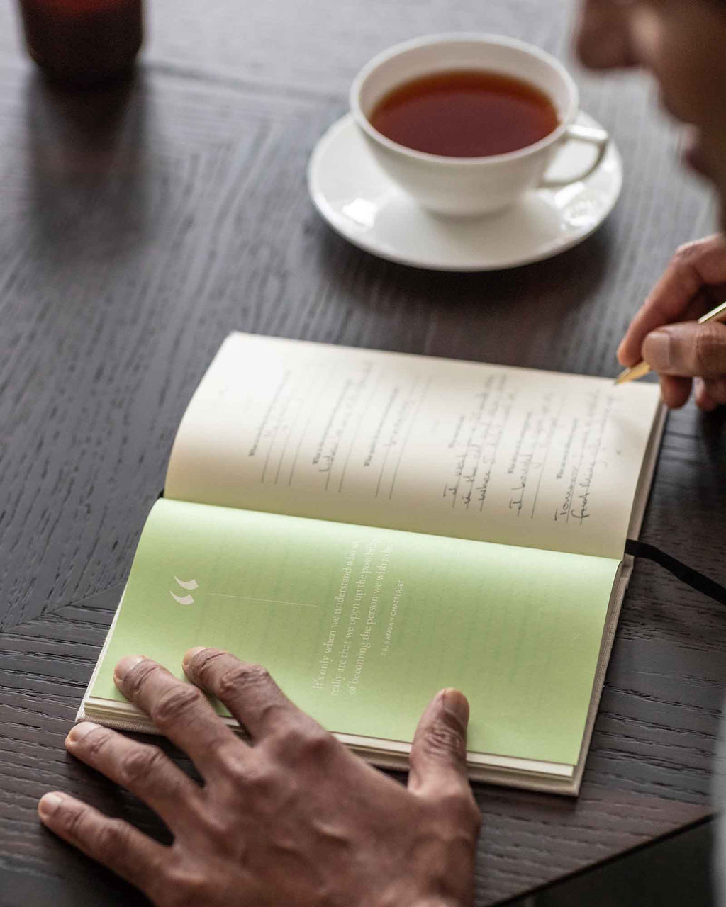 The Three Question Journal - Green