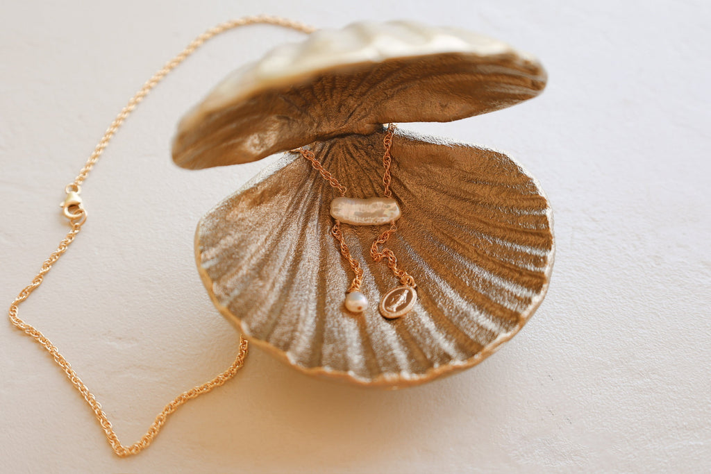 Juliettes Miraculous Medal necklace